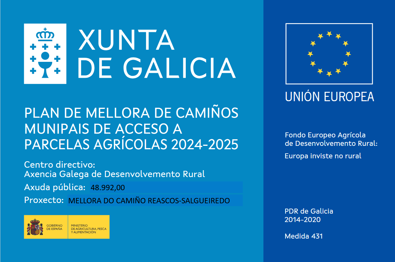 PLAN MARCO DE MELLORA DE CAMI�OS MUNICIPAIS DE ACCESO A PARCELAS AGR�COLAS 2024-2025
